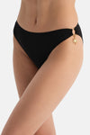 Siyah Düşük Bel Bikini Alt