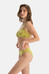 Fıstık Yeşili Normal Bel Bikini Alt