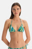 Multicolor Üçgen Bikini Üst