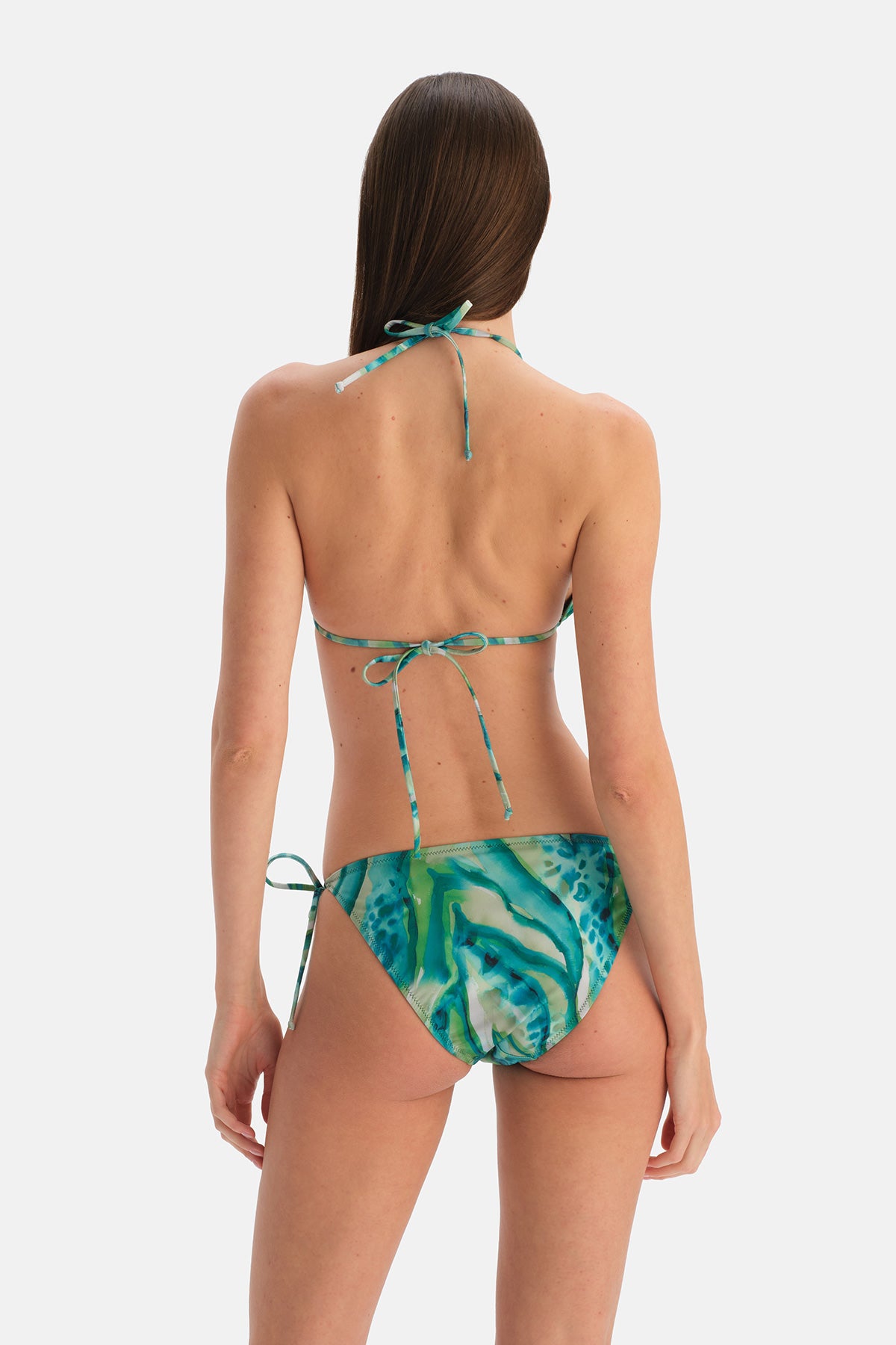 Multicolor Düşük Bel Bikini Alt