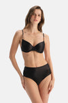 Siyah Kaplı Bikini Üst