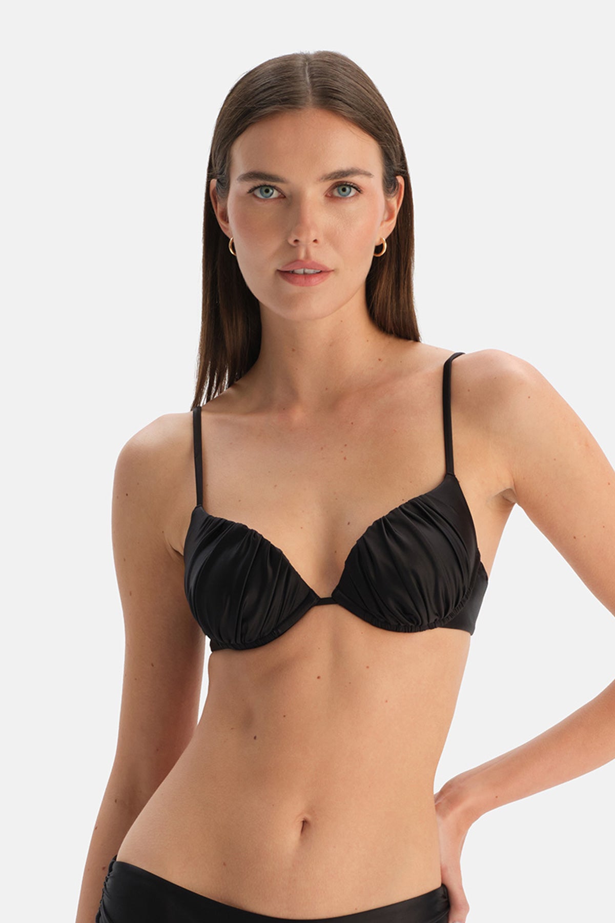 Siyah Kaplı Bikini Üst
