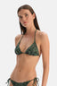 Multicolor Üçgen Küçük Bikini Üst