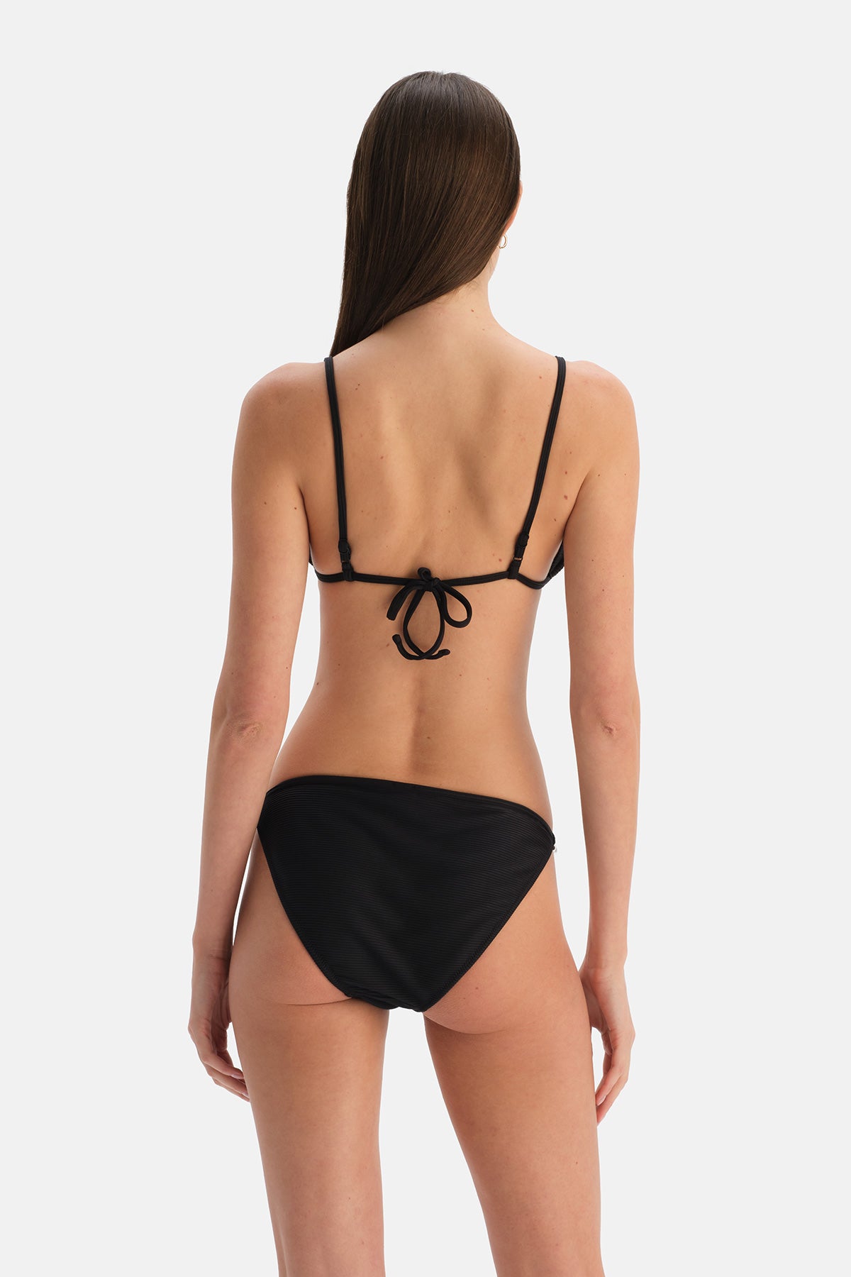 Siyah Üçgen Bikini Üst