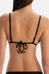 Siyah Üçgen Bikini Üst