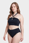 Siyah Korseli Toparlayıcı Bikini Üst