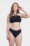 Siyah Korseli Toparlayıcı Bikini Üst