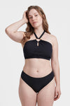 Siyah Korseli Toparlayıcı Bikini Üst