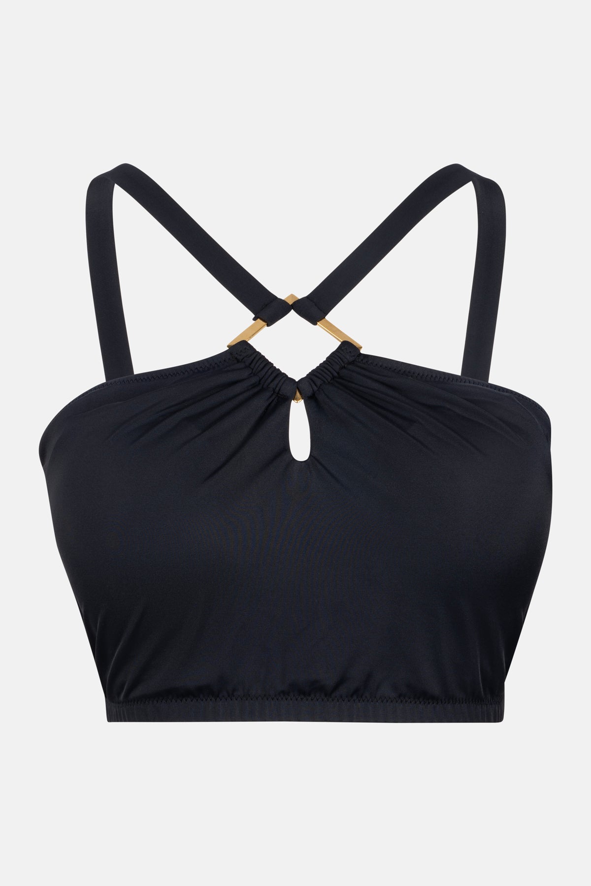 Siyah Korseli Toparlayıcı Bikini Üst