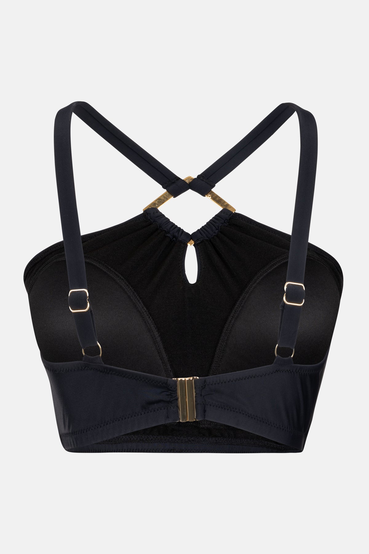 Siyah Korseli Toparlayıcı Bikini Üst