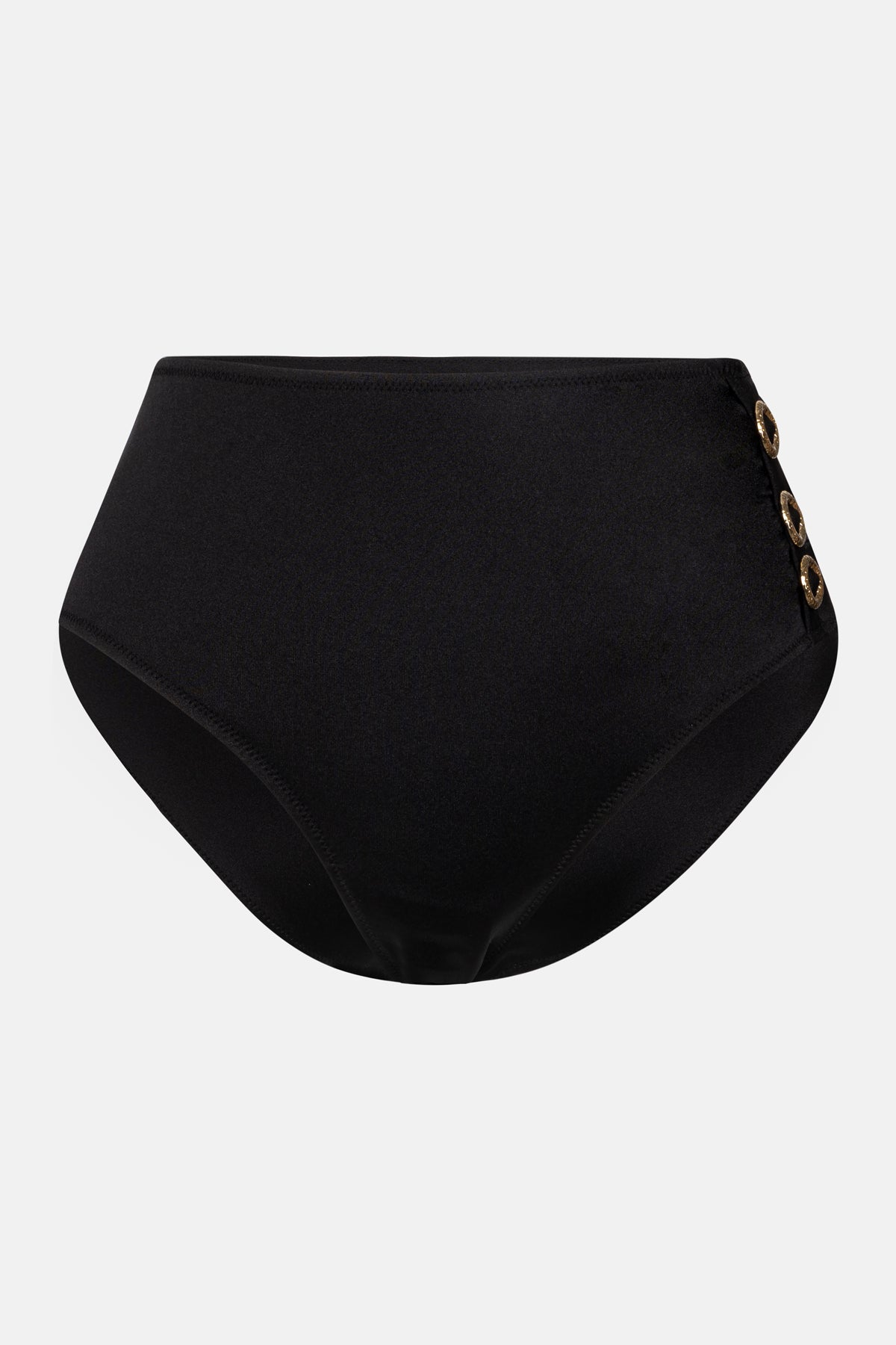 Siyah Yüksek Bel Bikini Alt
