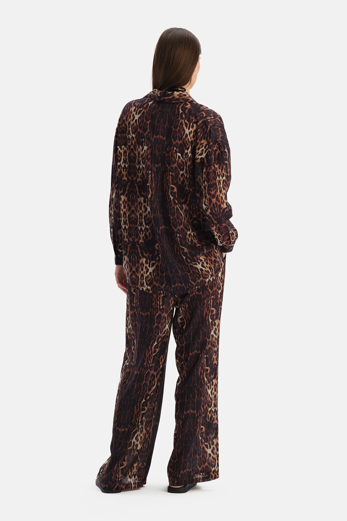 Multicolor Leoparlı Gömlek