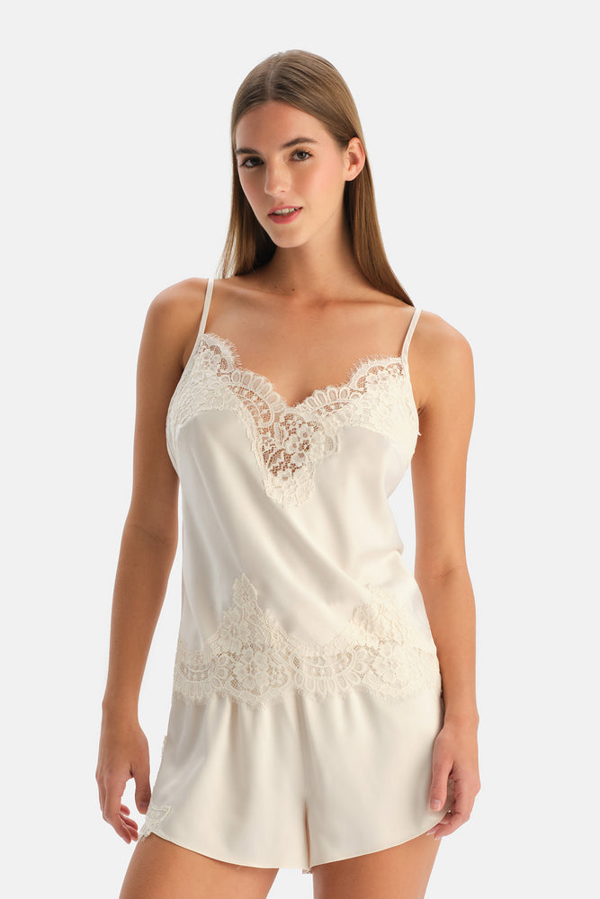 SATEN BRIDE DANTELLİ CAMISOLE