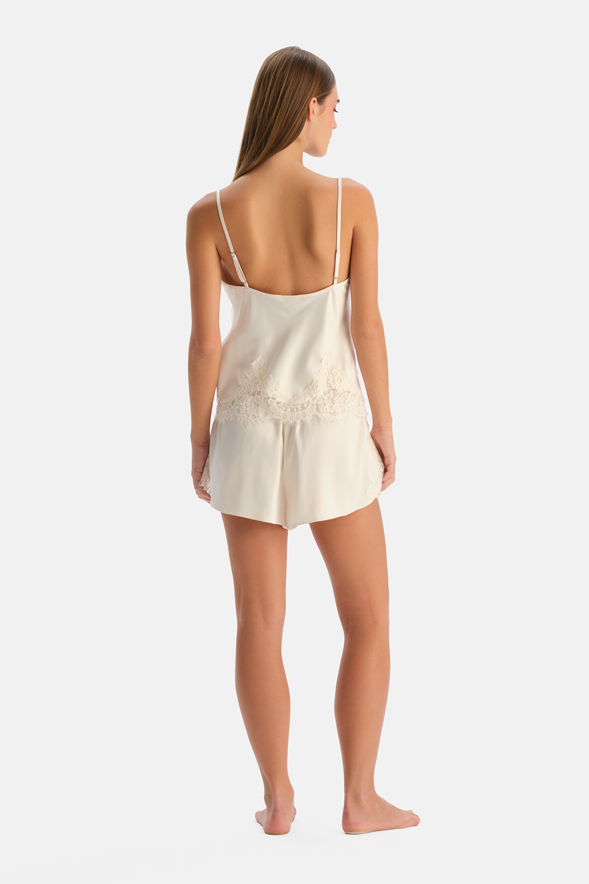 SATEN BRIDE DANTELLİ CAMISOLE