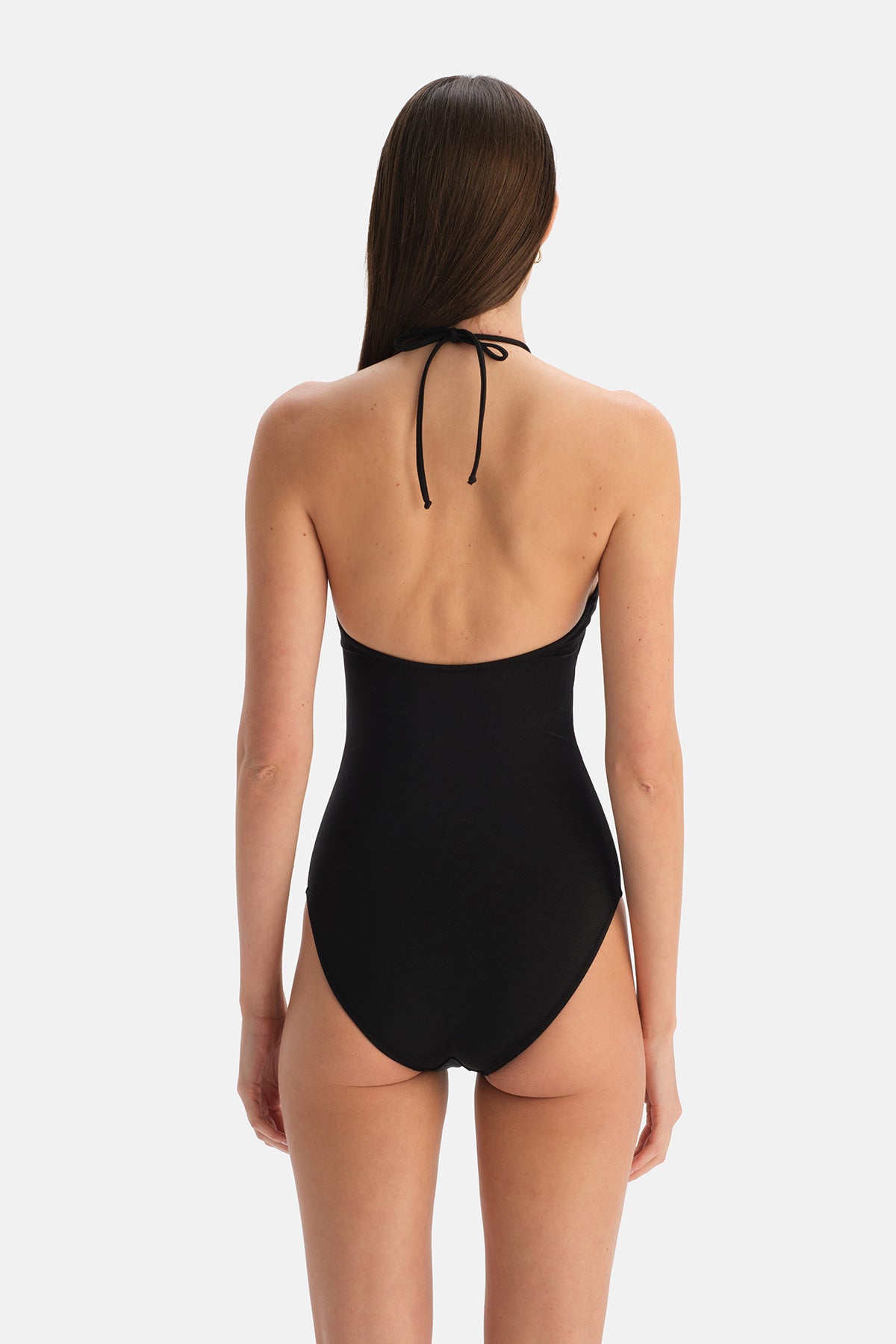 Siyah Halter Yaka Mayo