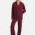 Bordo Örgü Detaylı Pantolon