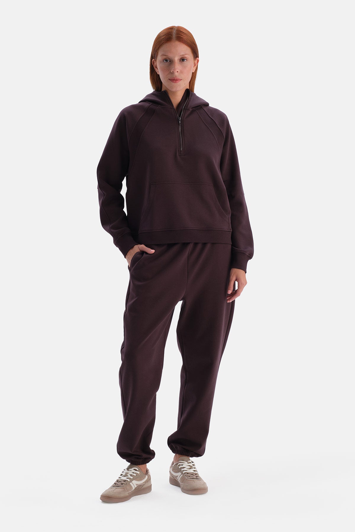 Kahverengi Jogger Eşofman Altı