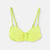 Sarı Luplu Straplez Tek Bikini Üst