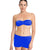 Saks Luplu Straplez Tek Bikini Üst