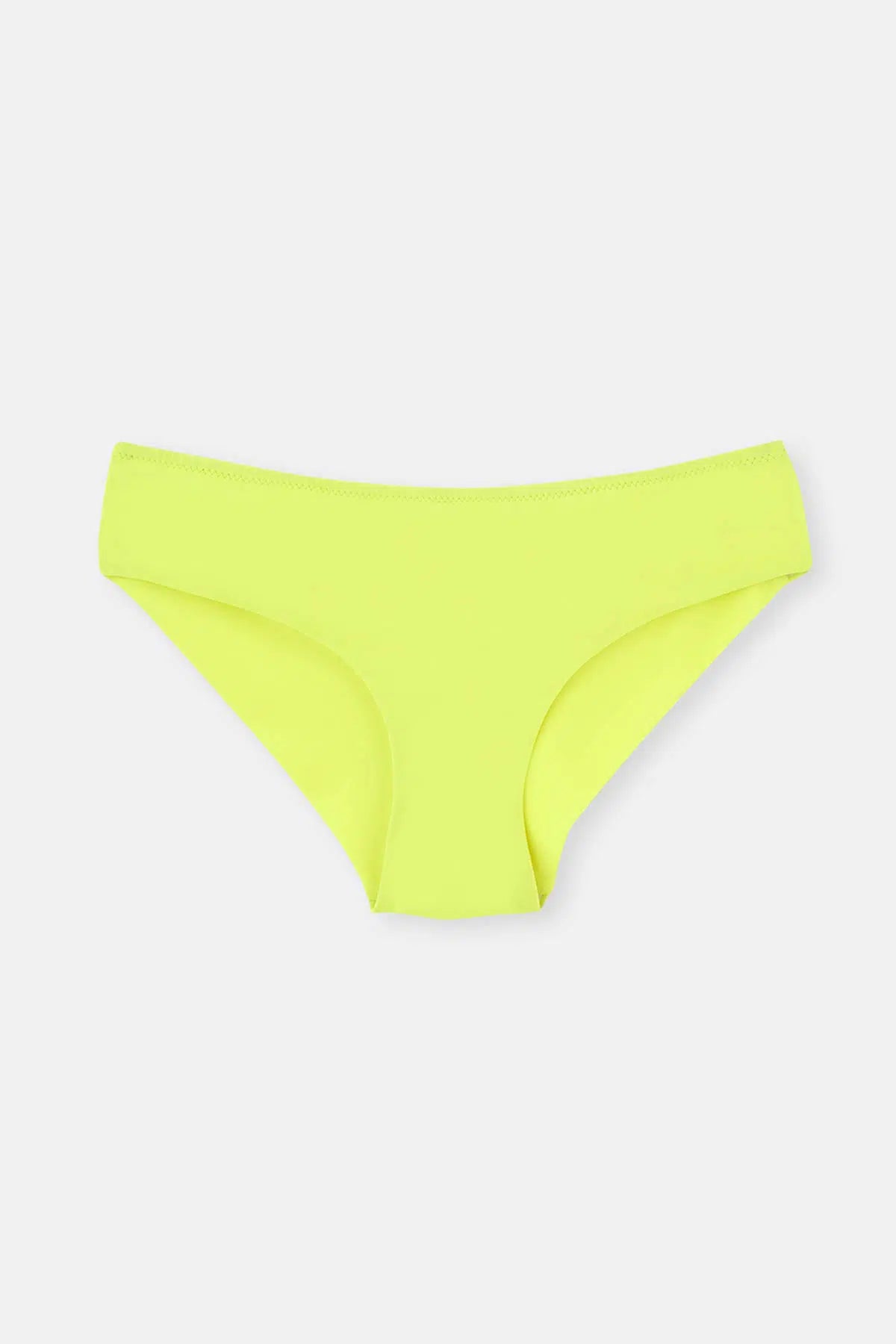 Sarı Düşük Bel Bikini Altı