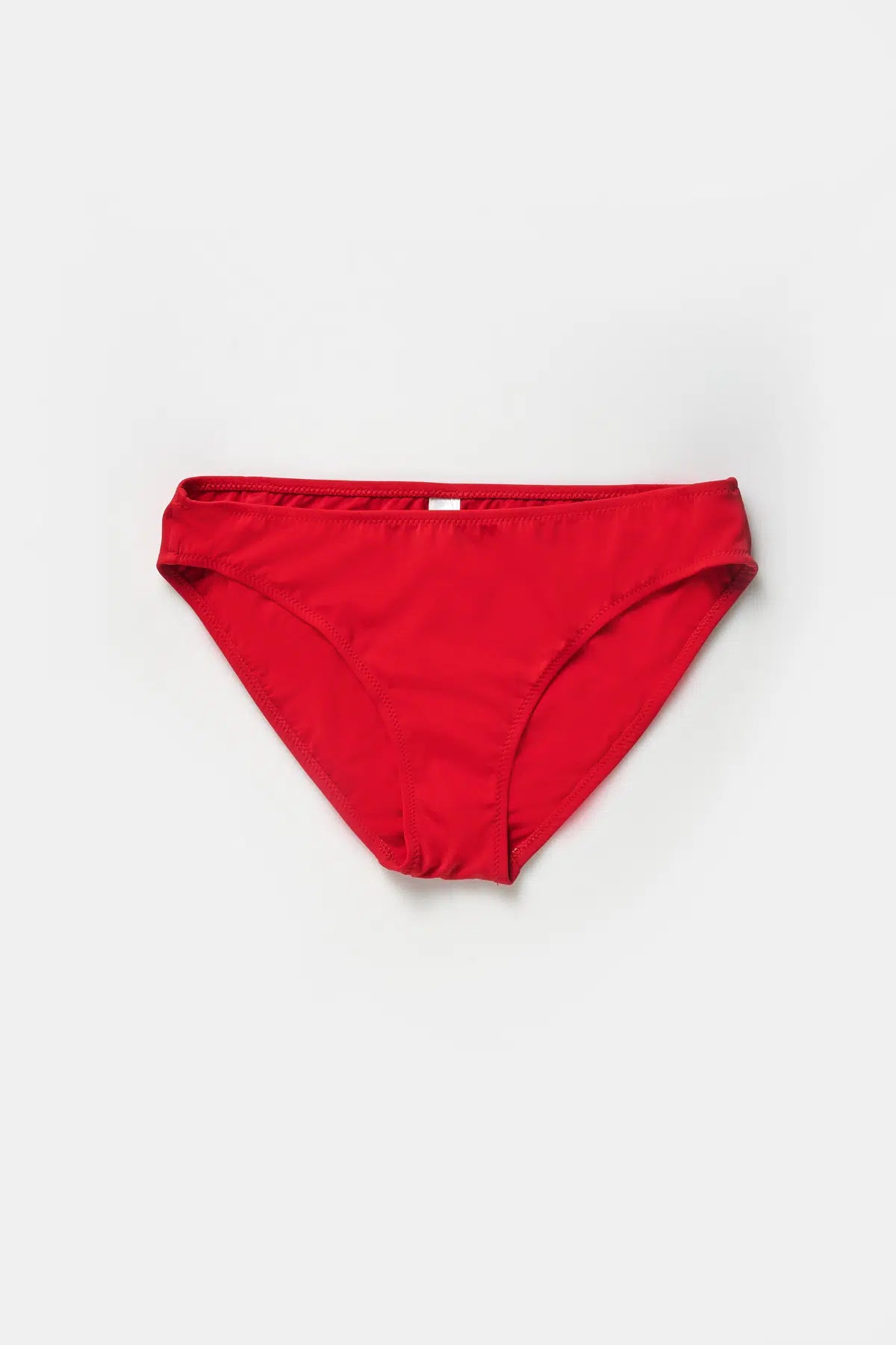 Kırmızı Orta Kenar Tek Bikini Alt