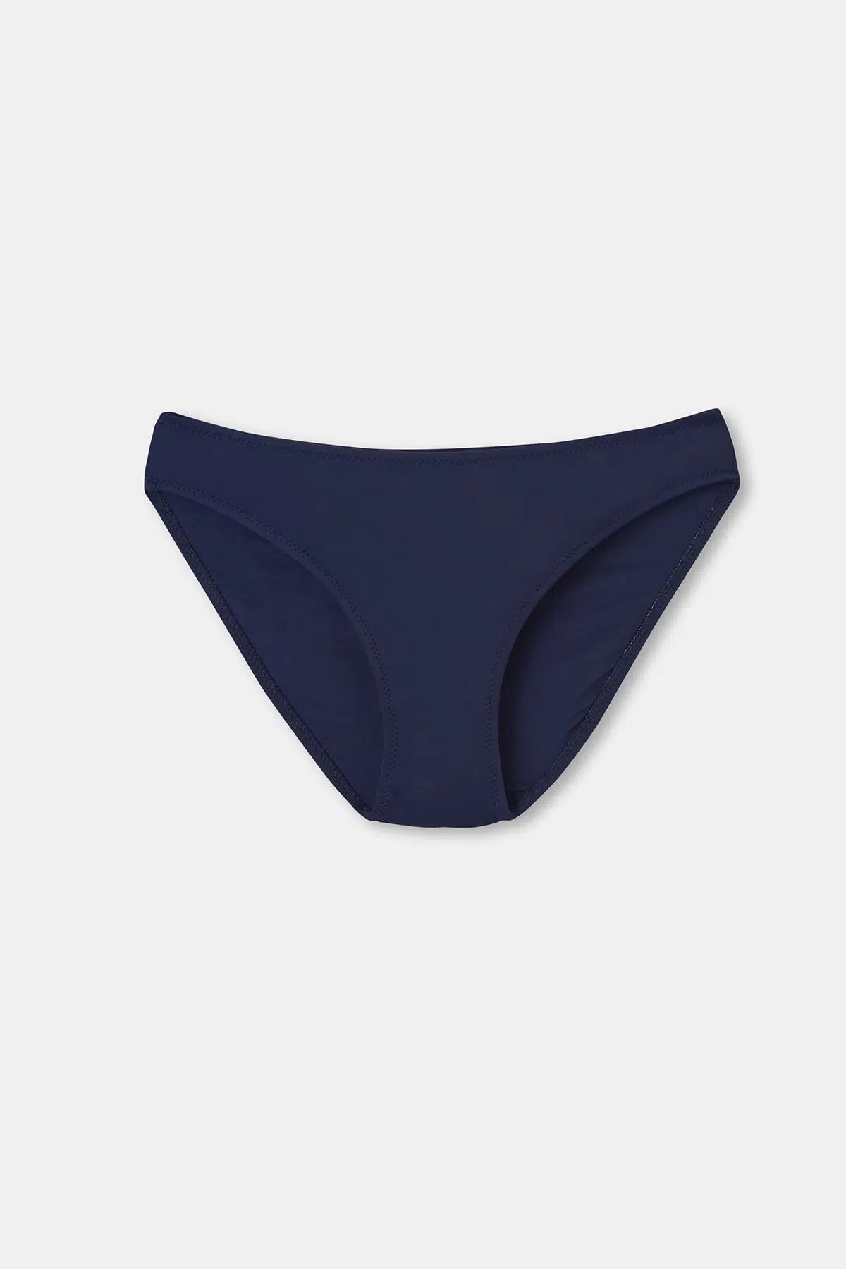 Lacivert Orta Kenar Tek Bikini Alt