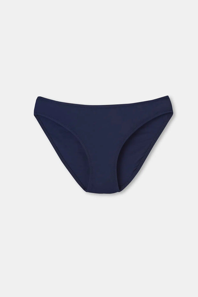 Lacivert Orta Kenar Tek Bikini Alt