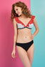 Siyah Orta Kenar Tek Bikini Alt