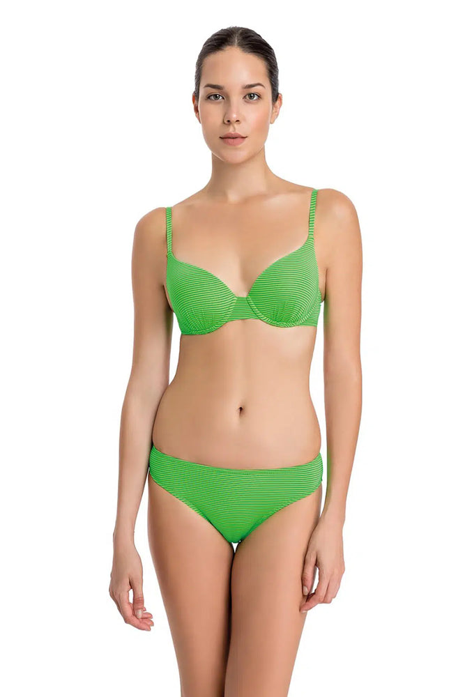 Yeşil Orta Kalın Tek Bikini Alt
