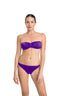 Mor Orta Kenar Normal Bel Tek Bikini Alt