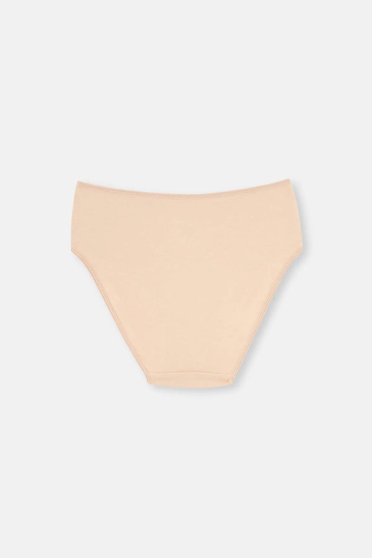 Siyah-Beyaz-Ten Yüksek Bel 3'lü Slip Külot