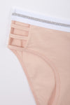 Pudra Pamuk Beli Bantlı Slip
