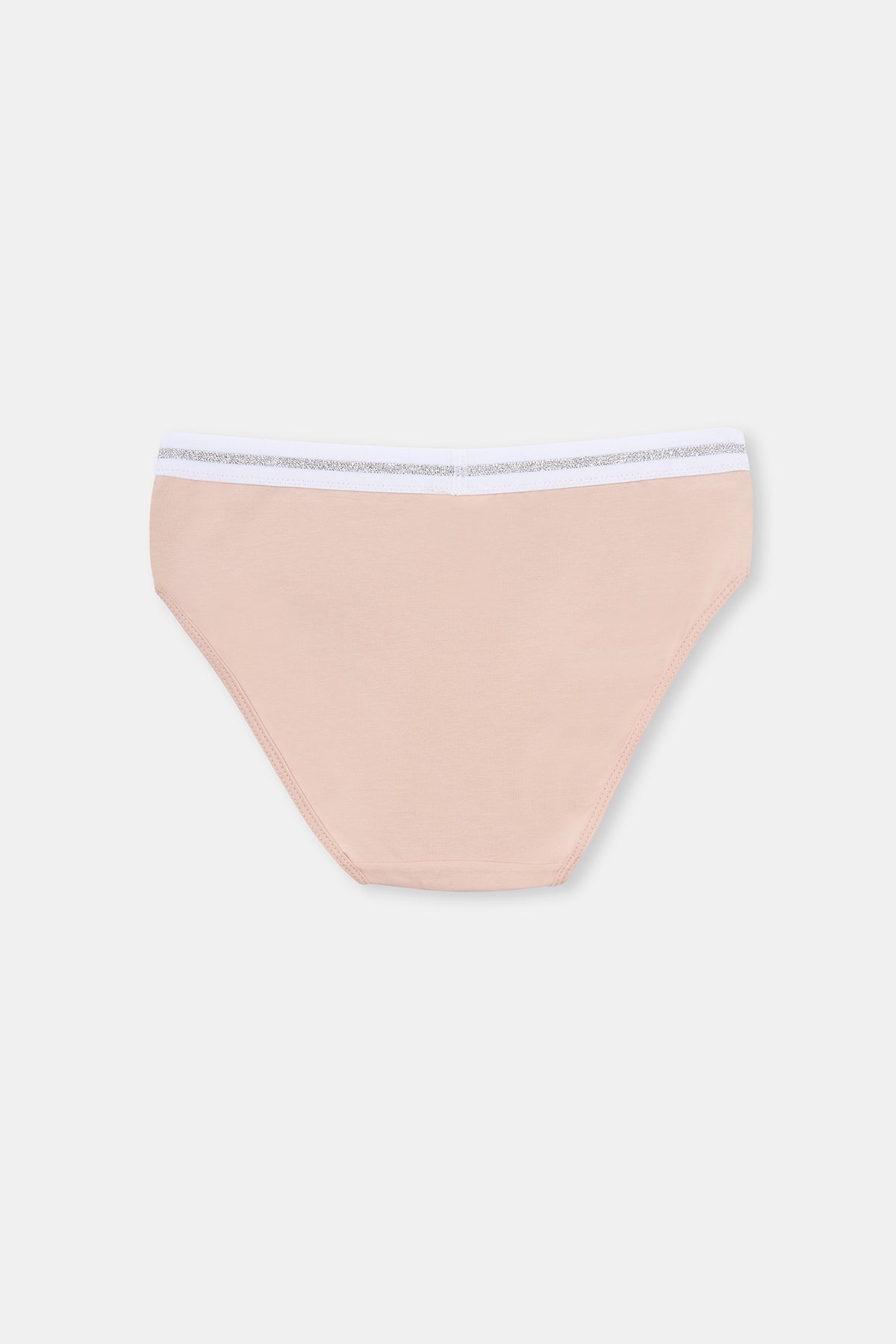 Pudra Pamuk Beli Bantlı Slip