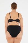 Siyah Lily Yüksek Bel Slip