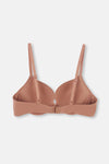 Kahverengi Blossom Balenli Push-Up Sütyen