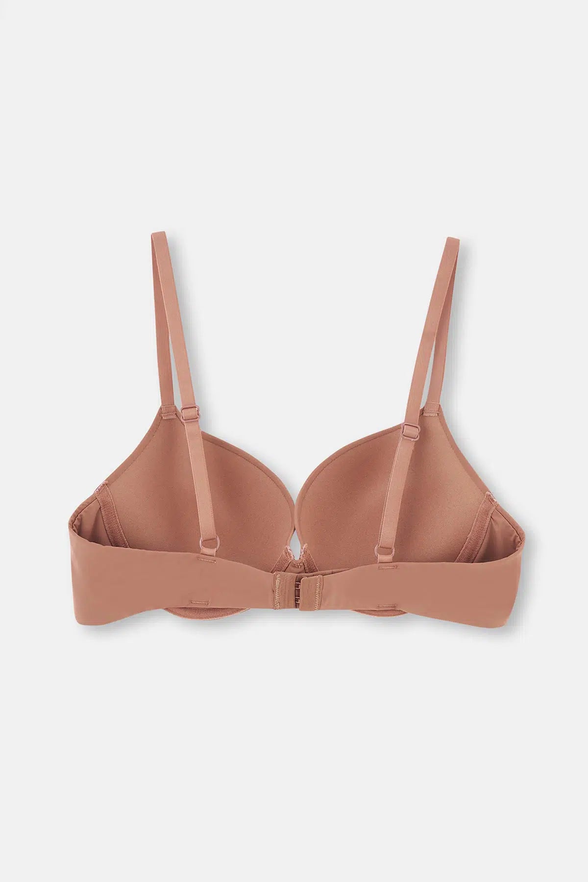Kahverengi Blossom Balenli Push-Up Sütyen