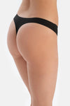 Siyah Kaşkorse Thong Külot