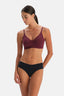 Siyah Lazer Kesim Hipster Külot