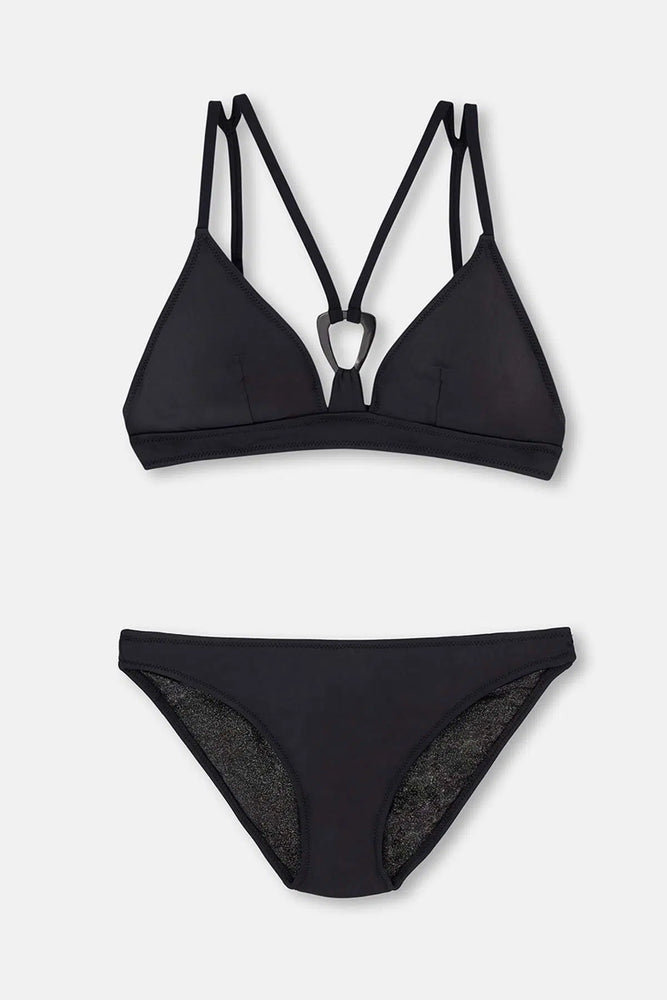 Siyah Üçgen Bikini Takımı