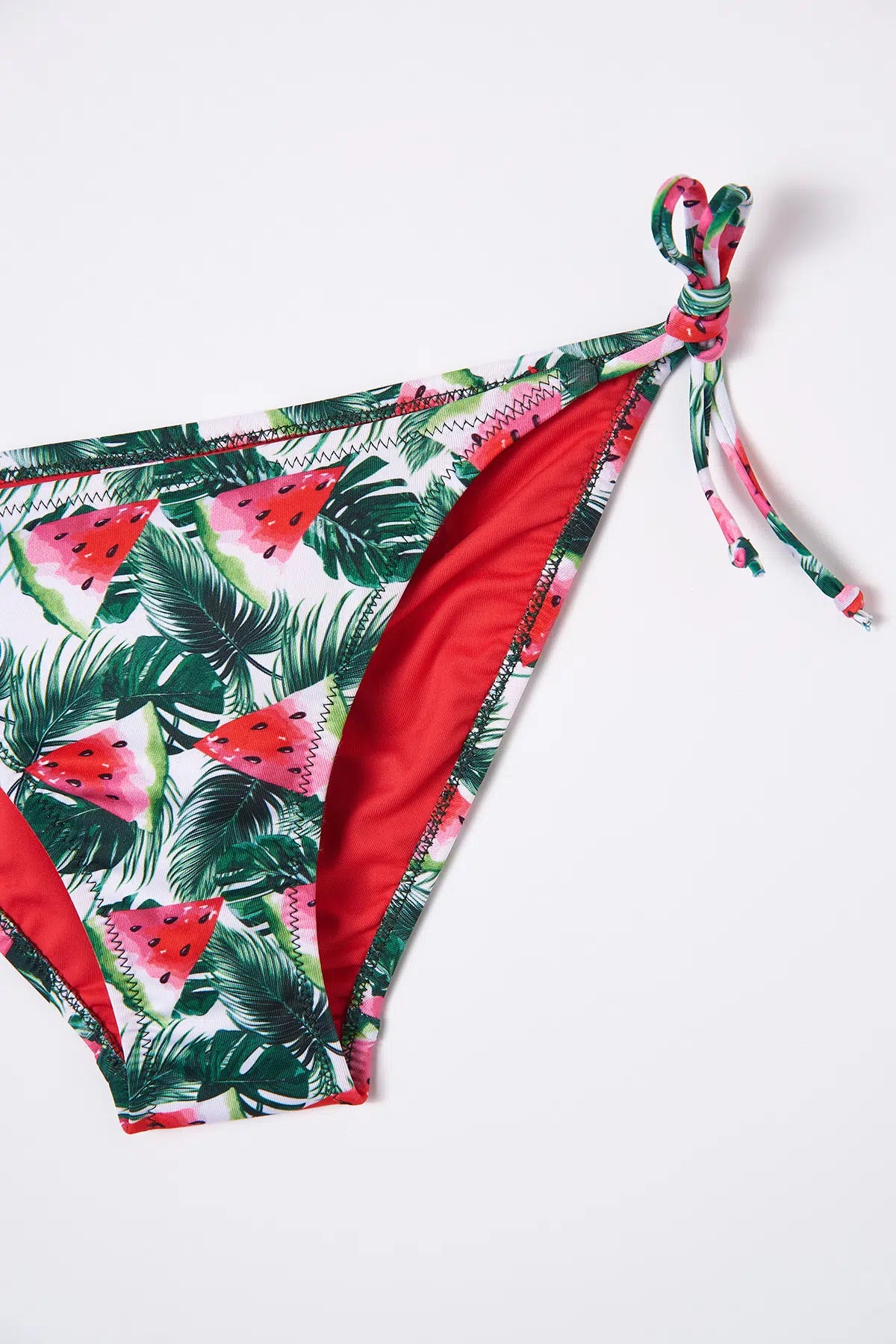 Yeşil Ince Bağcıklı Bikini Altı