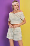 Ekru Crop Pareo