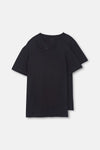 Siyah Sıfır Yaka Erkek 2'li T-Shirt