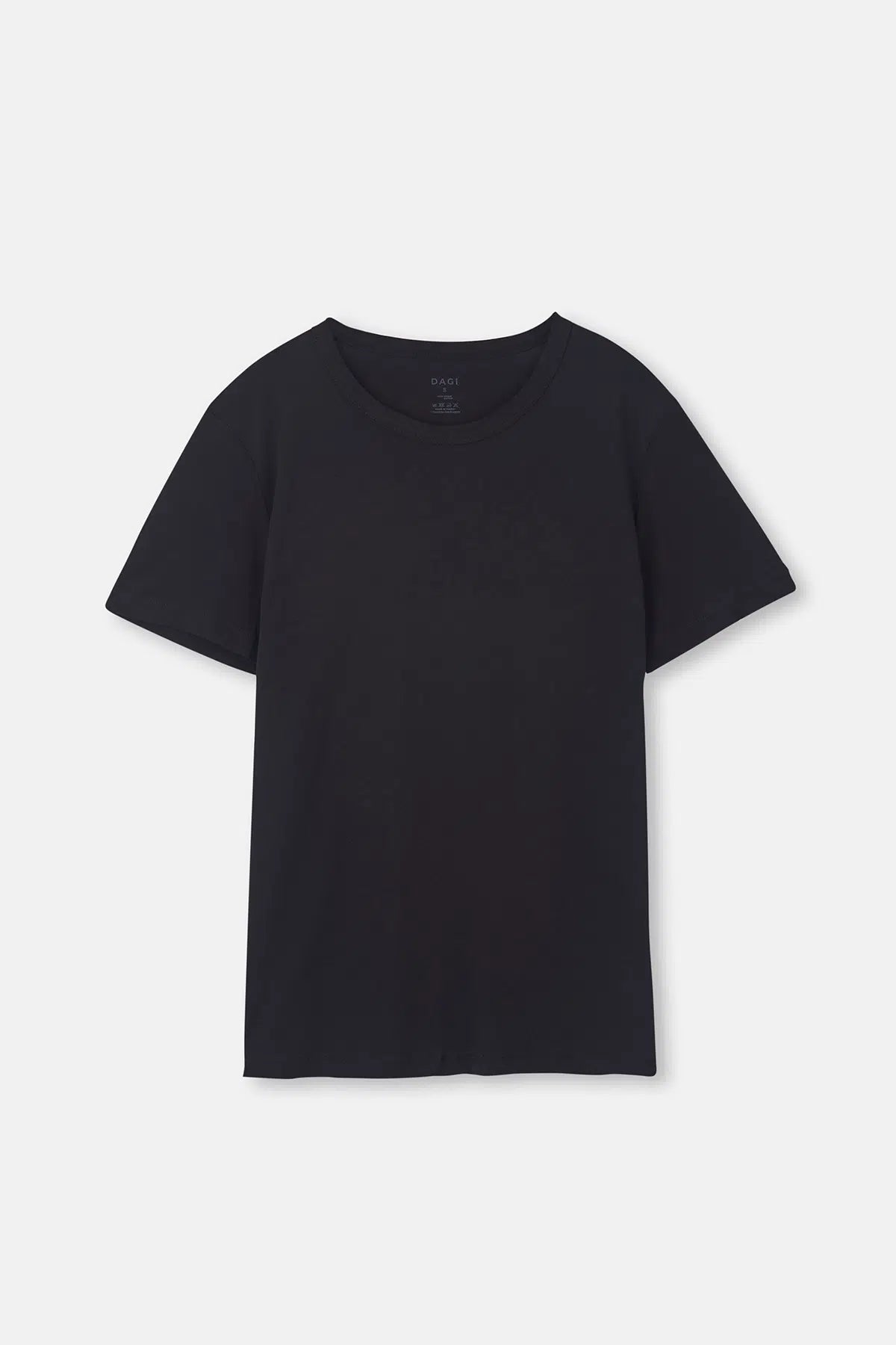Siyah Sıfır Yaka Erkek 2'li T-Shirt
