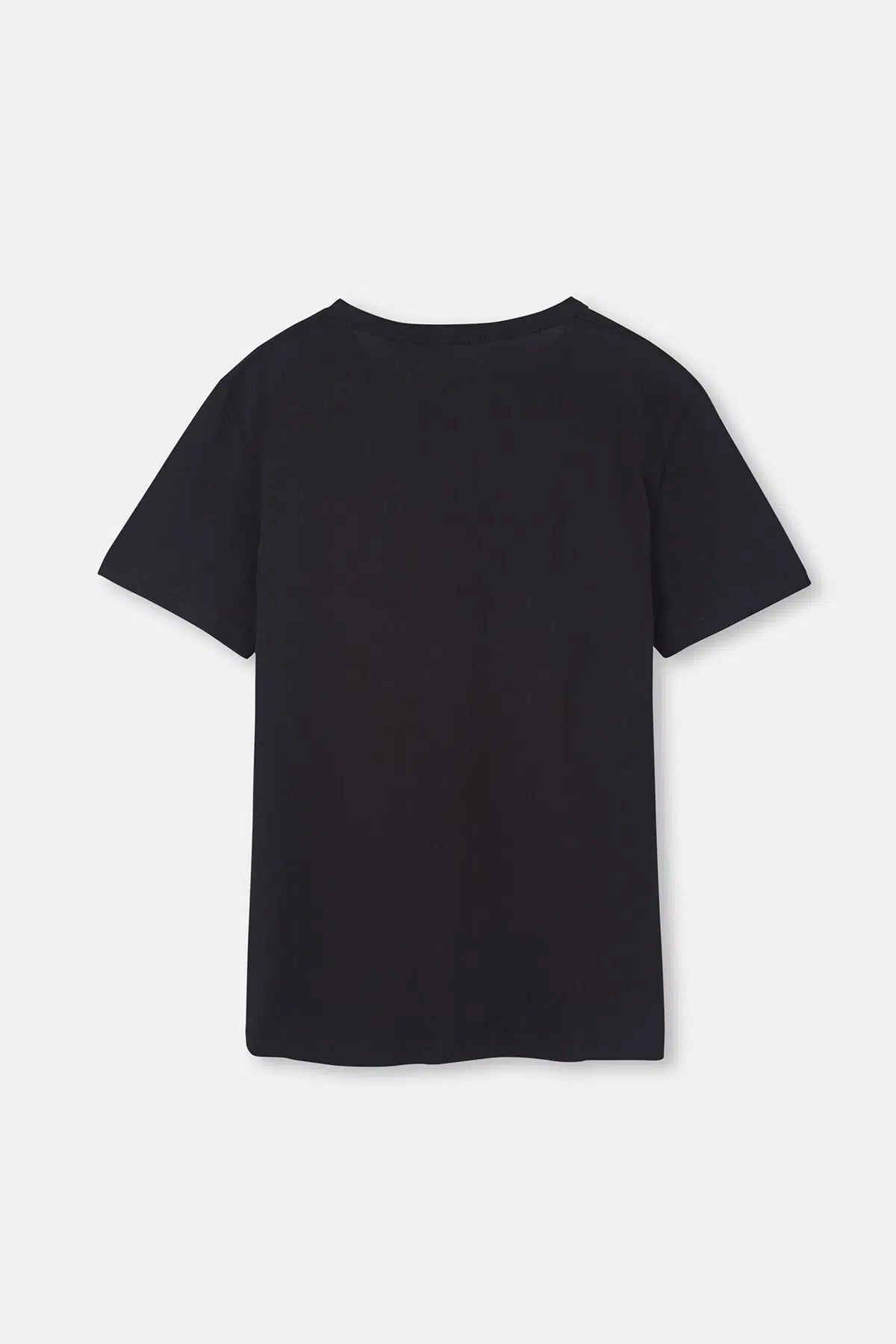 Siyah Sıfır Yaka Erkek 2'li T-Shirt