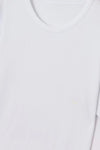 Beyaz O Yaka T-Shırt