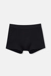 Siyah Compact Penye Boxer