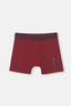 Bordo Spor Pamuklu Boxer