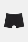Siyah Spor Pamuklu Boxer