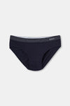 Lacivert Penye Compact Düz Erkek Slip Külot