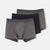 Antrasit-Siyah Compact Düz 3'lü Boxer